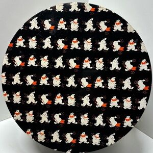 Wonderful vintage 80s Halloween ghost tin with original Eaton’s tag